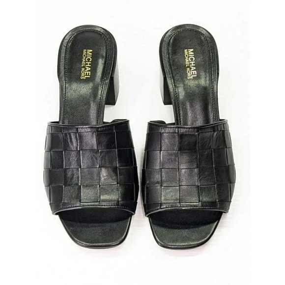 Michael Kors Women's Ingrid Woven Mid-Heel Mule Sandals Size 7 (MSRP $155) - Picture 4 of 9